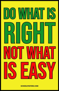 Do What Is Right Poster