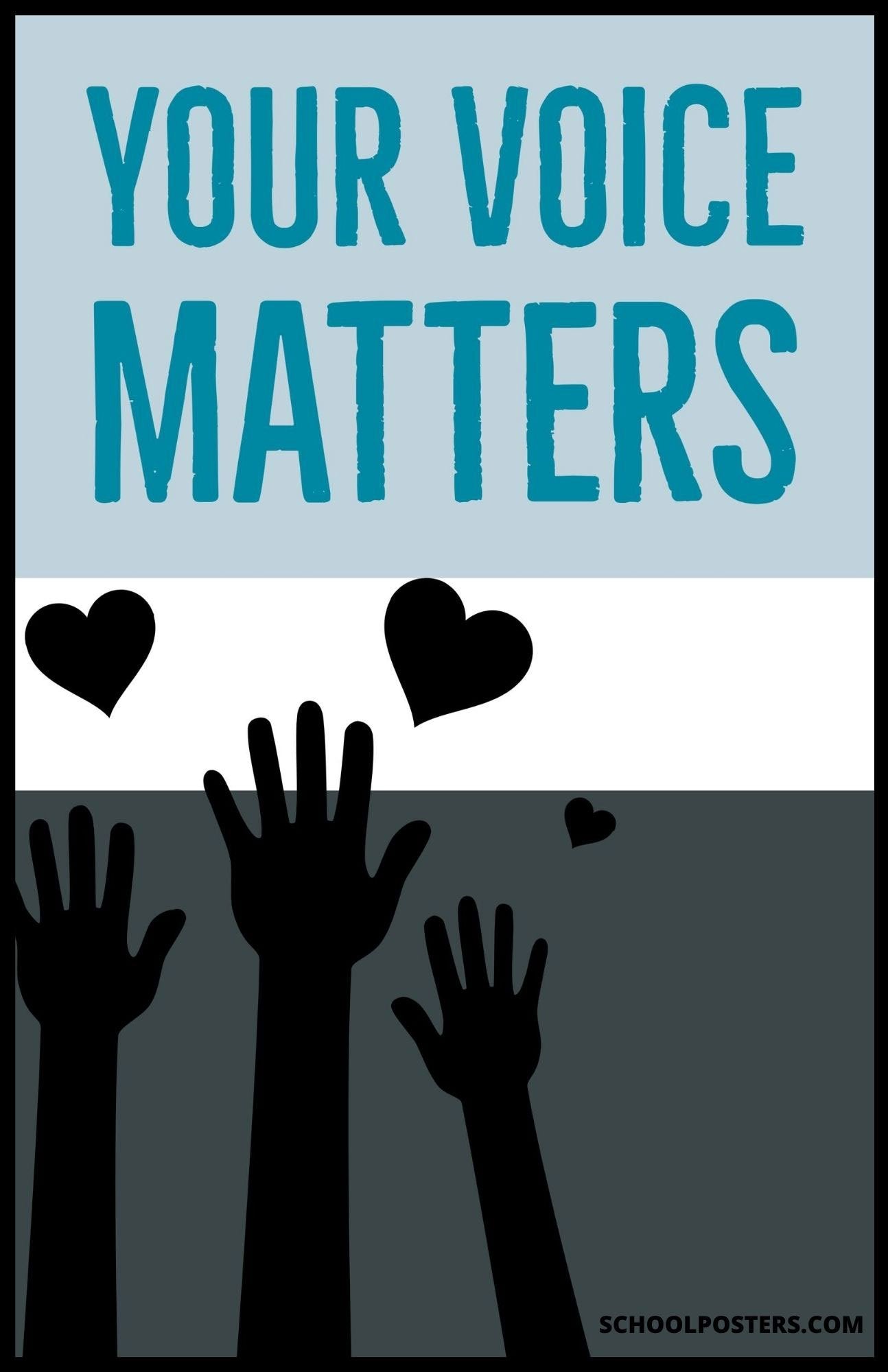 Your Voice Matters Poster