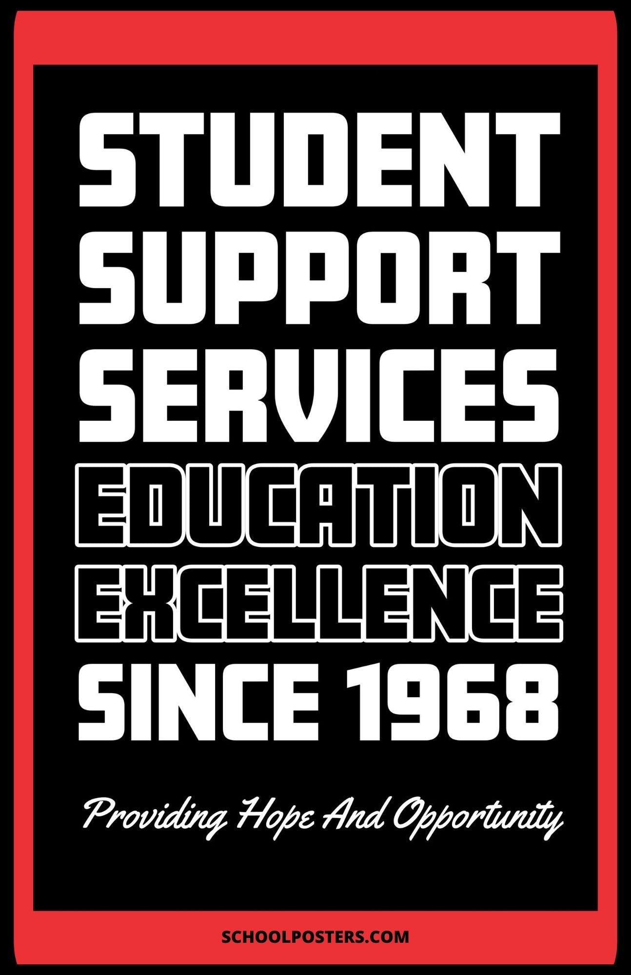 TRIO Student Support Services Education Excellence Poster