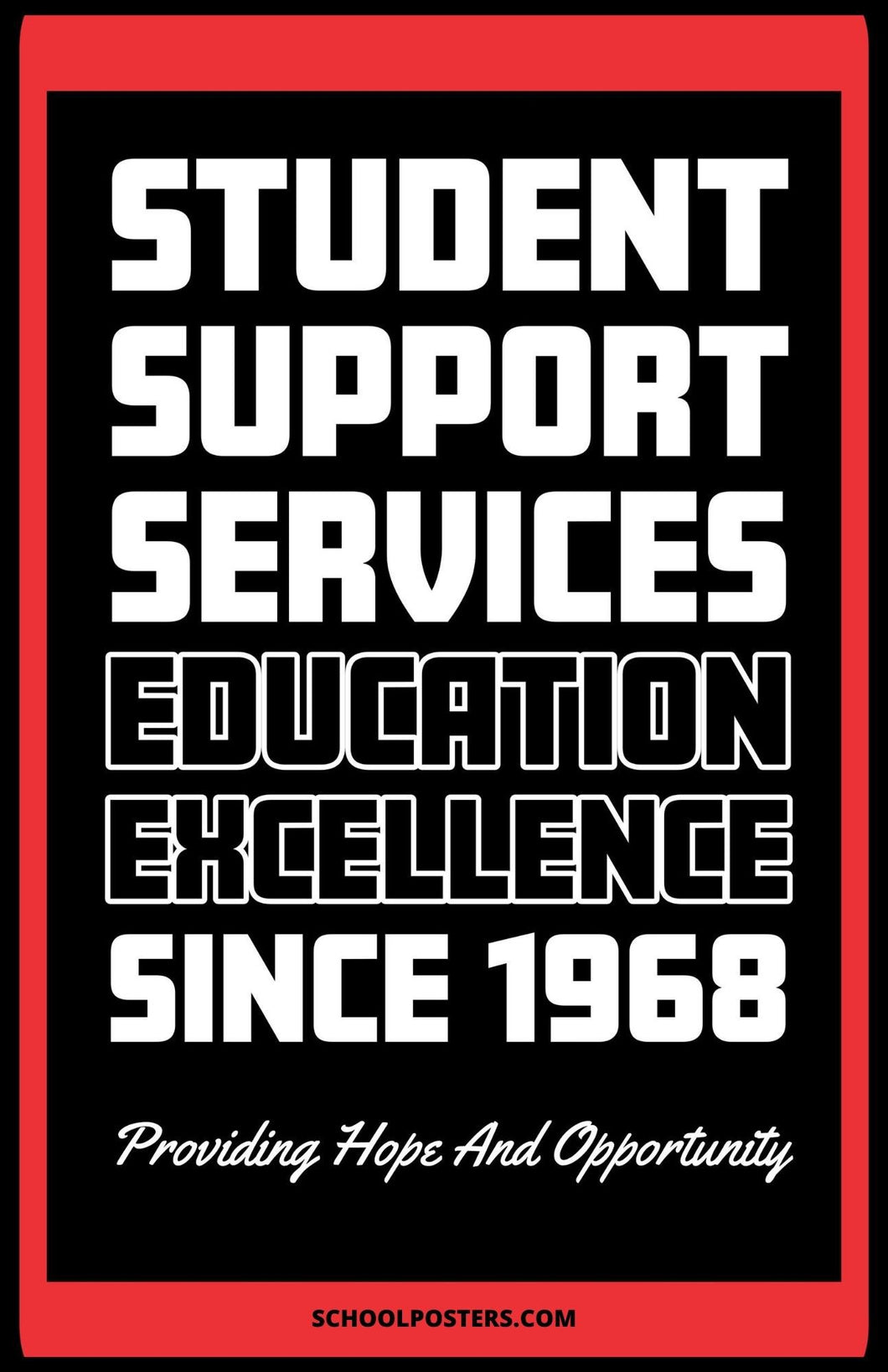 TRIO Student Support Services Education Excellence Poster