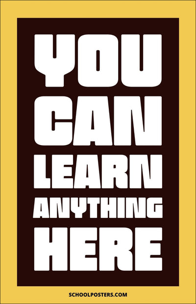 You Can Learn Anything Here Poster