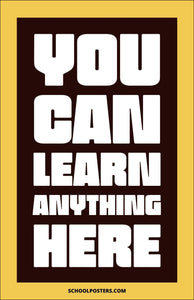 You Can Learn Anything Here Poster