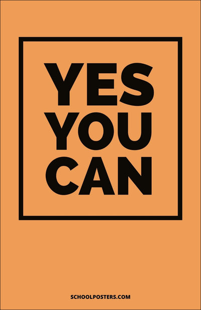 Yes You Can Poster