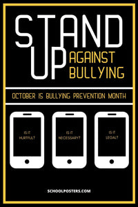 Stand Up Against Bullying Poster