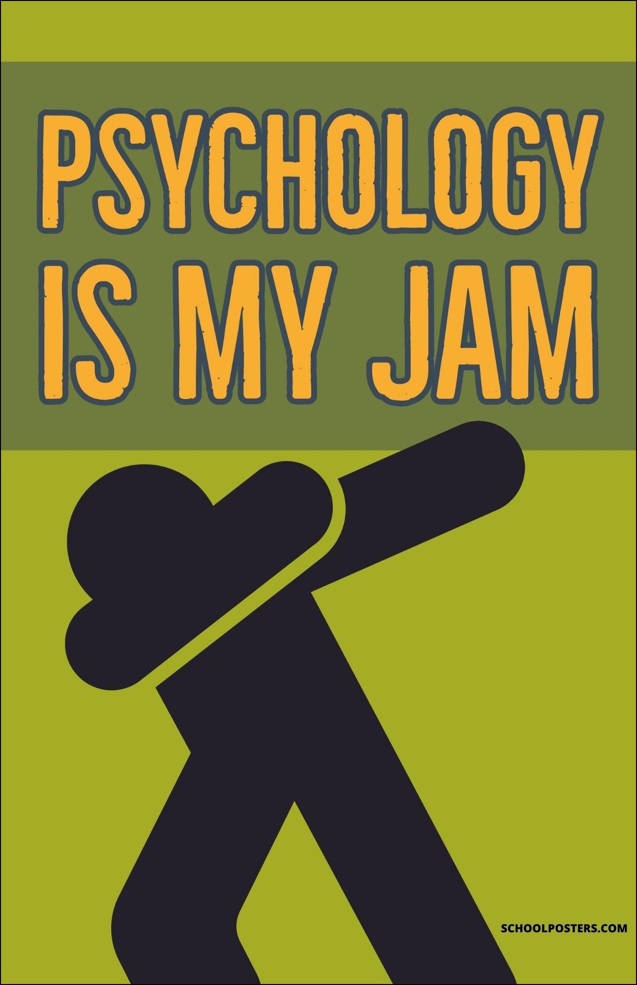 Psychology Is My Jam Poster