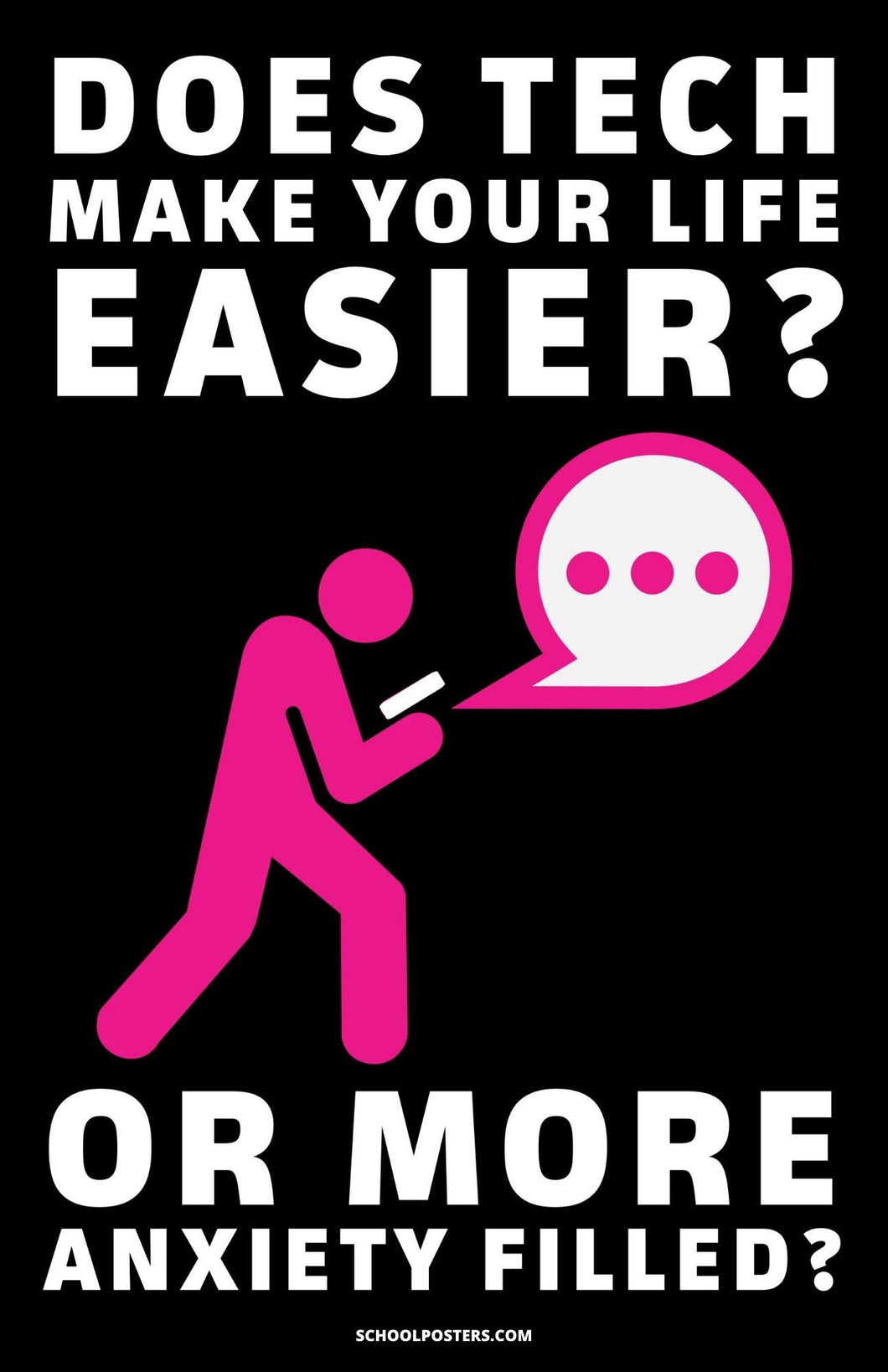 Does Tech Make Your Life Easier Poster