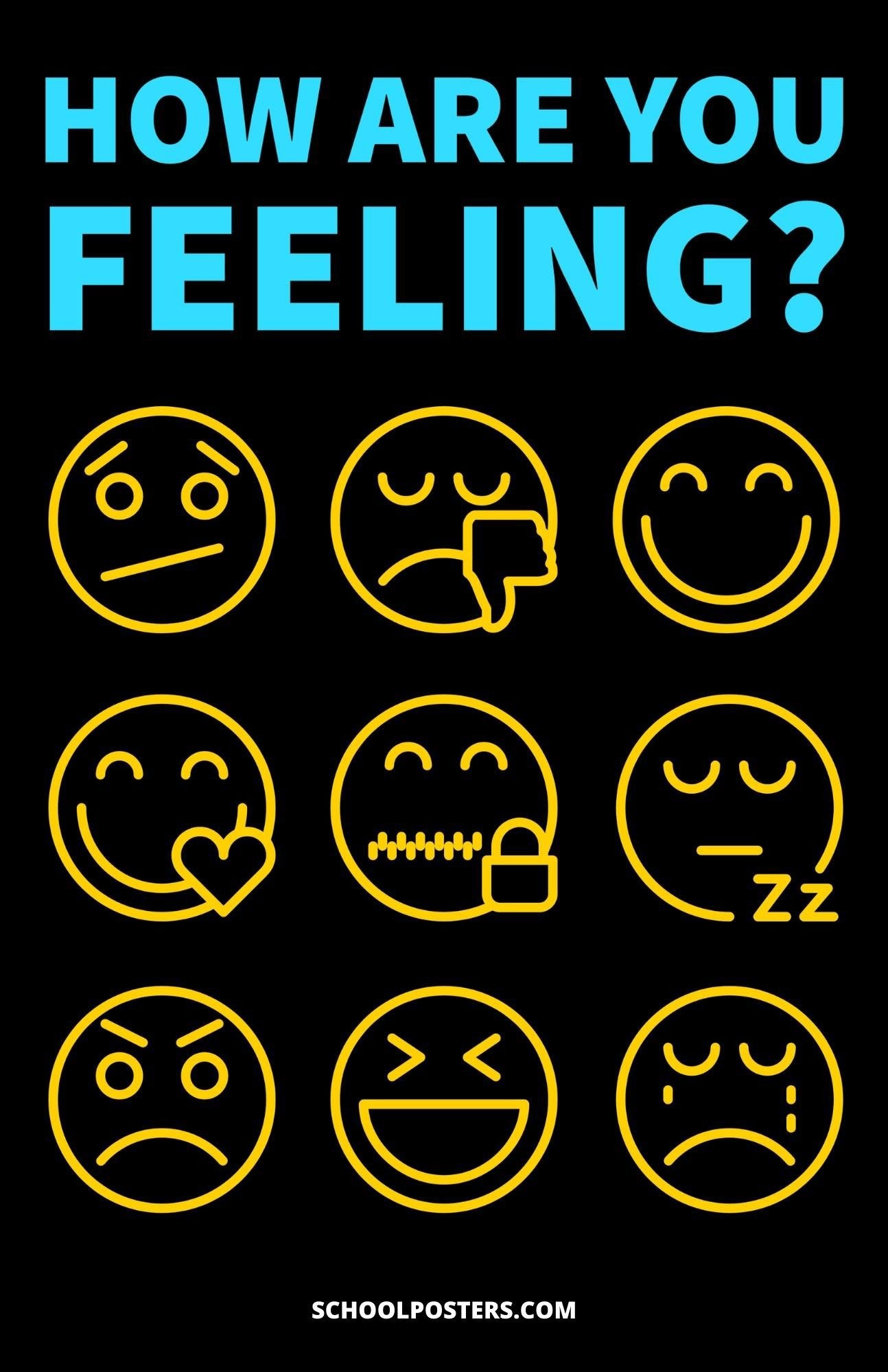 How Are You Feeling Poster