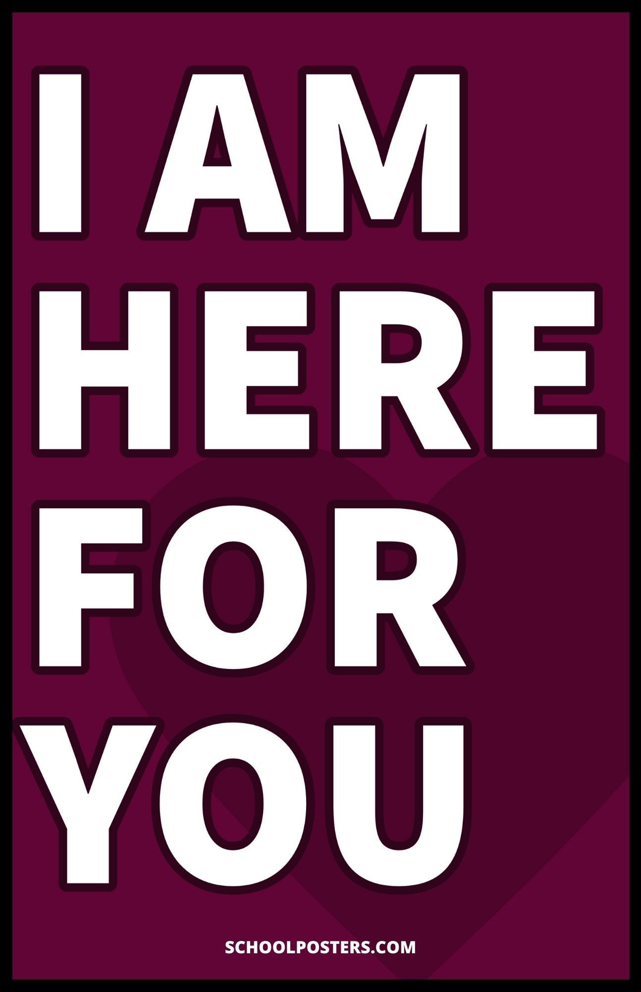 I Am Here For You Poster