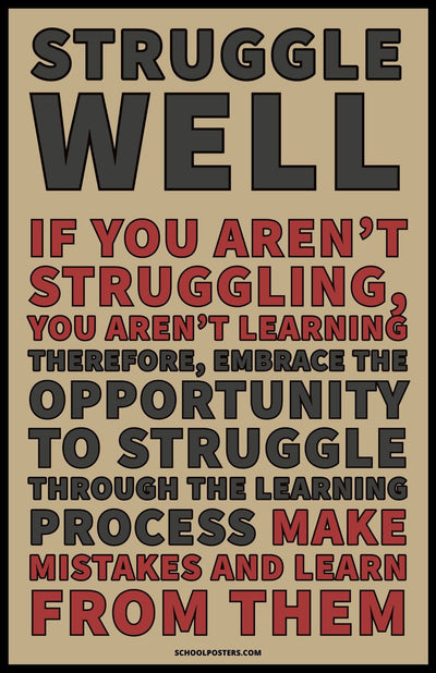 Struggle Well Poster