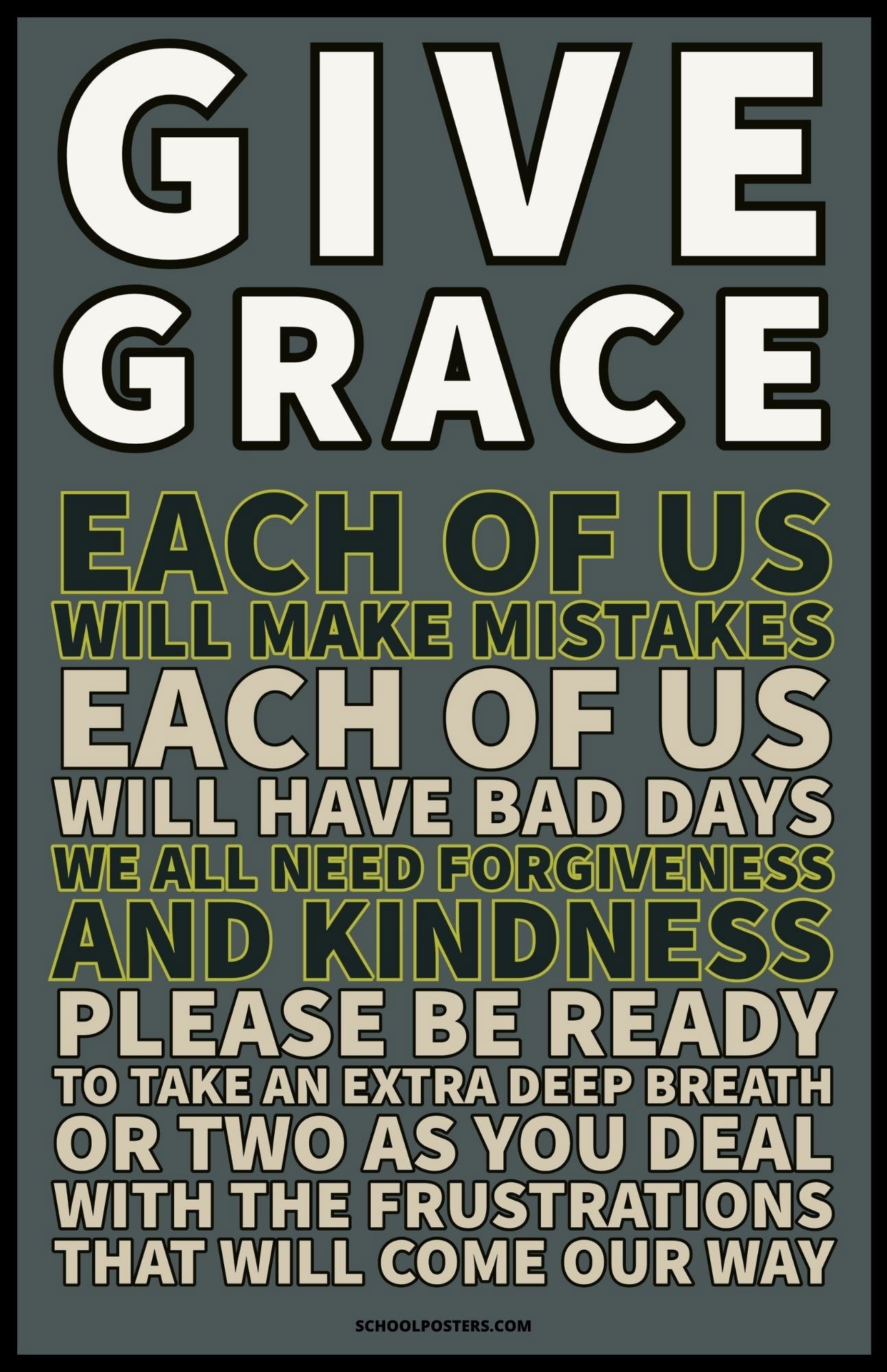 Give Grace Poster