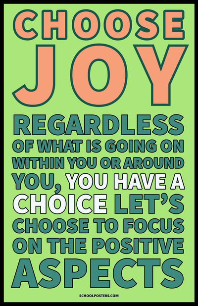 Choose Joy Poster