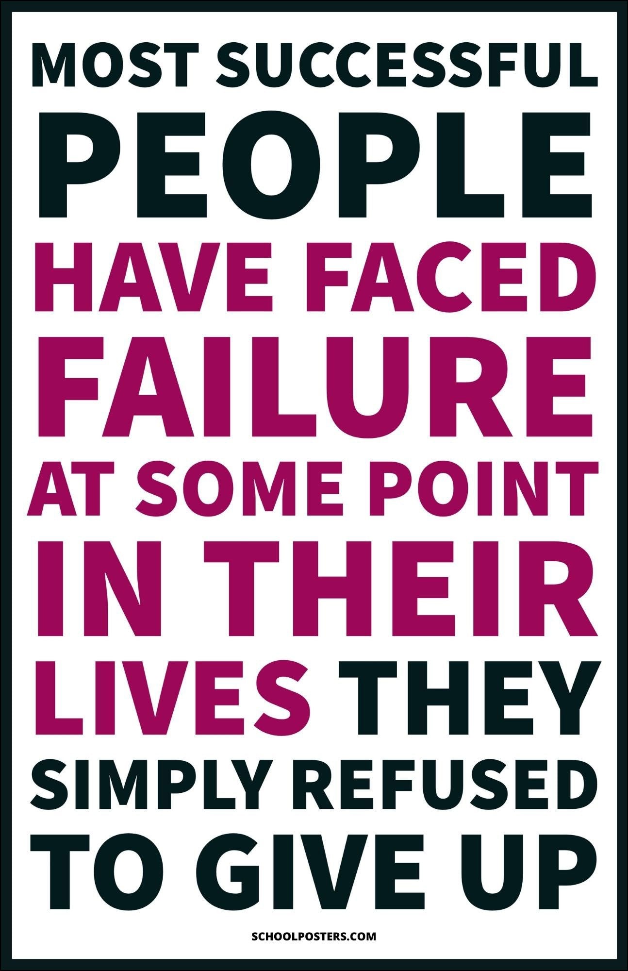 Simply Refuse To Give Up Poster