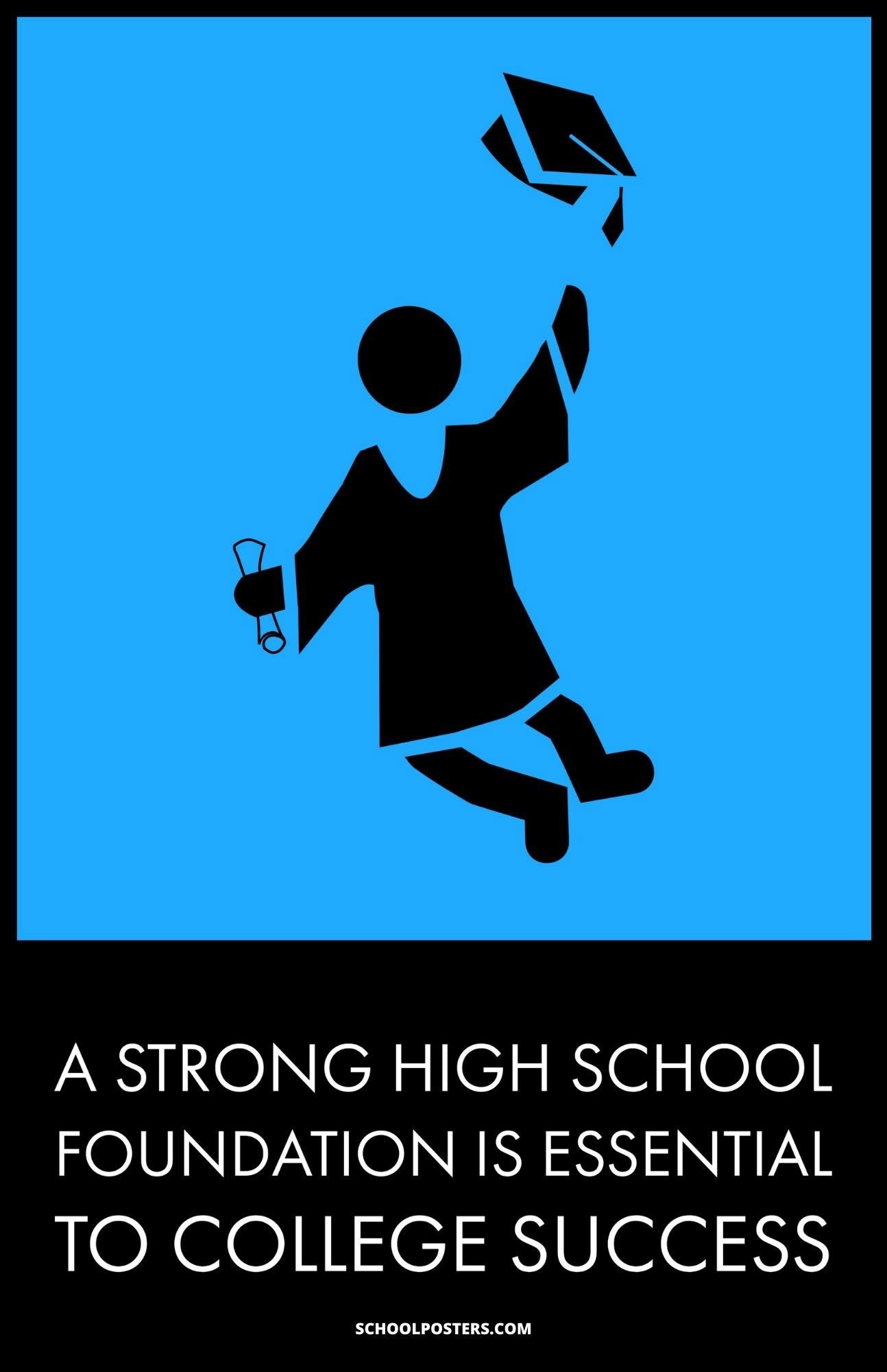 A Strong High School Foundation Poster