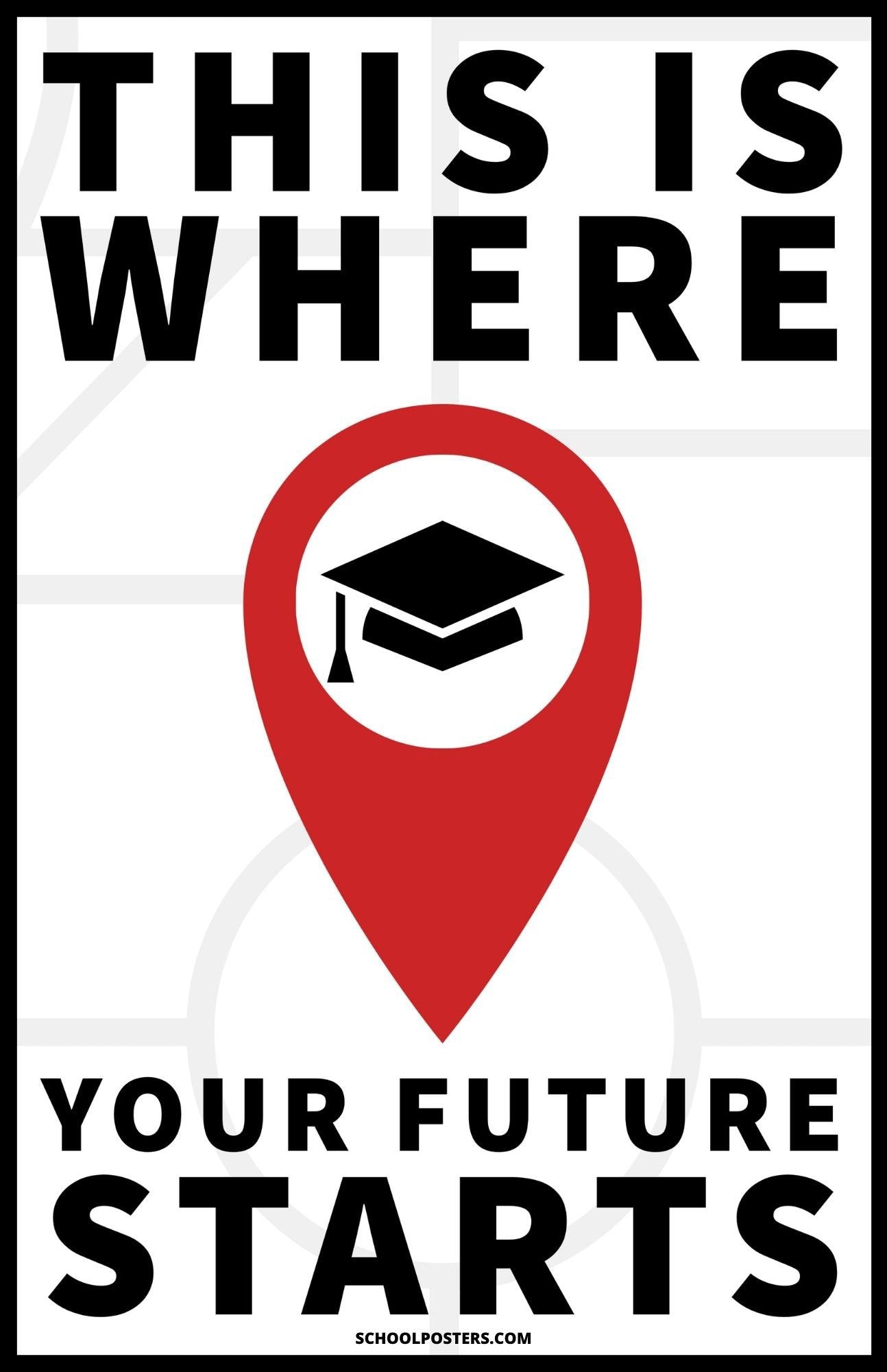 This Is Where Your Future Starts Poster