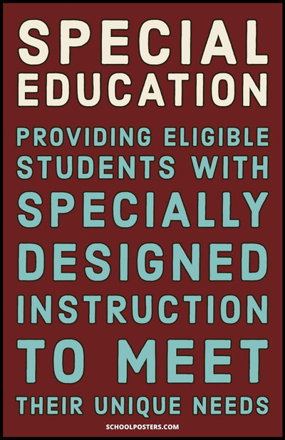 Special Education Poster