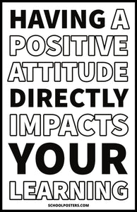 Having A Positive Attitude Poster