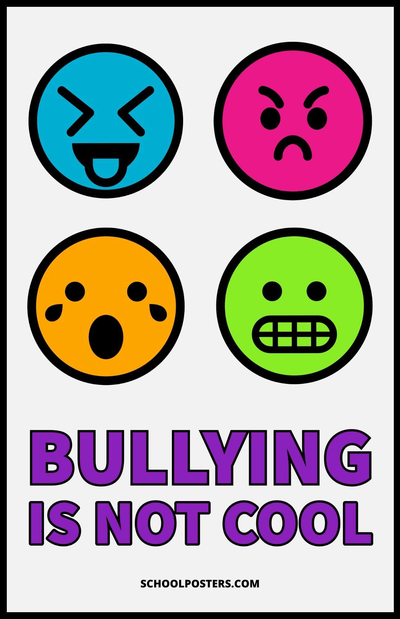 Bullying is Not Cool Poster