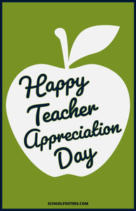 Happy Teacher Appreciation Day Poster