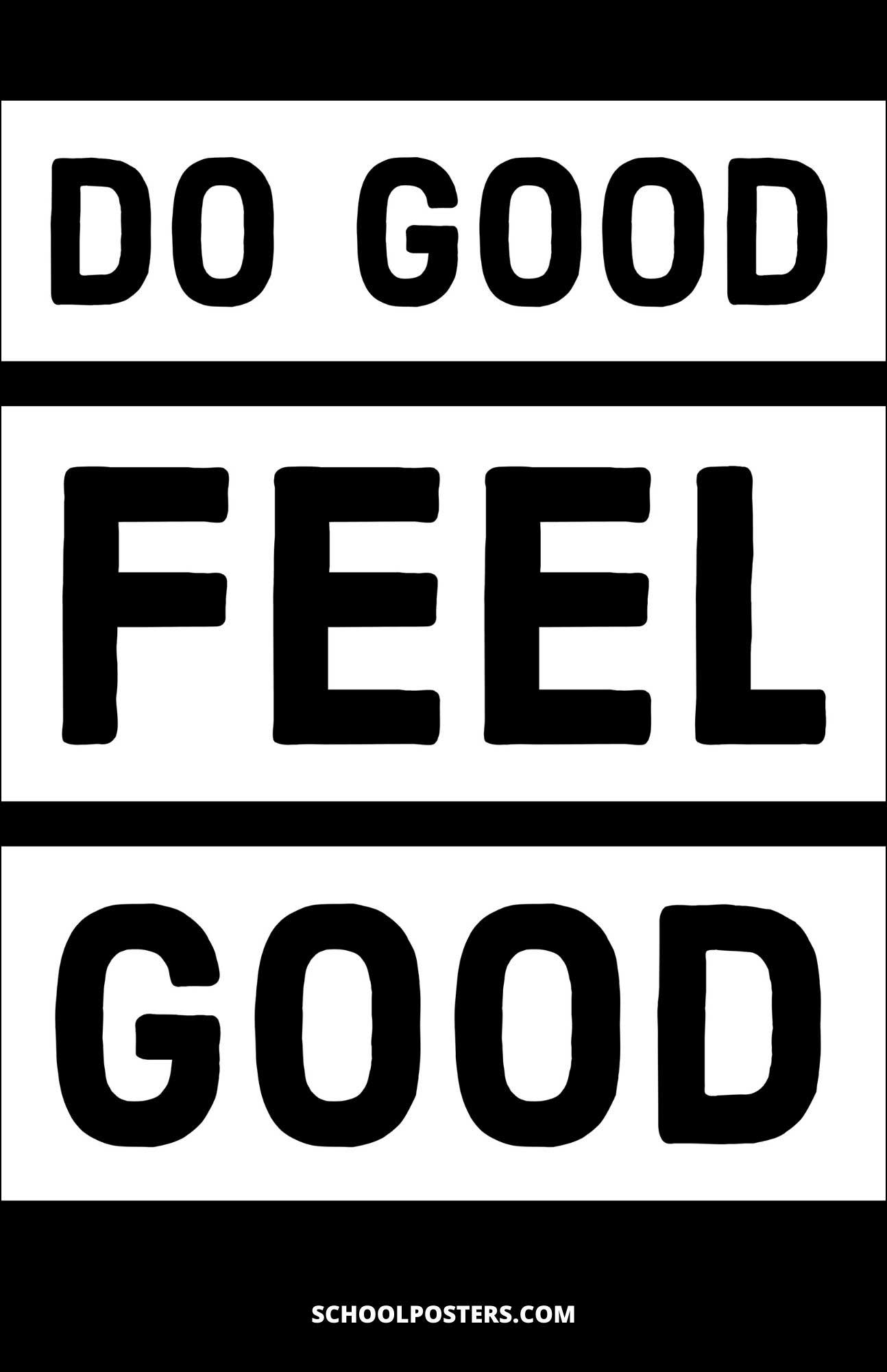 Do Good Feel Good Poster