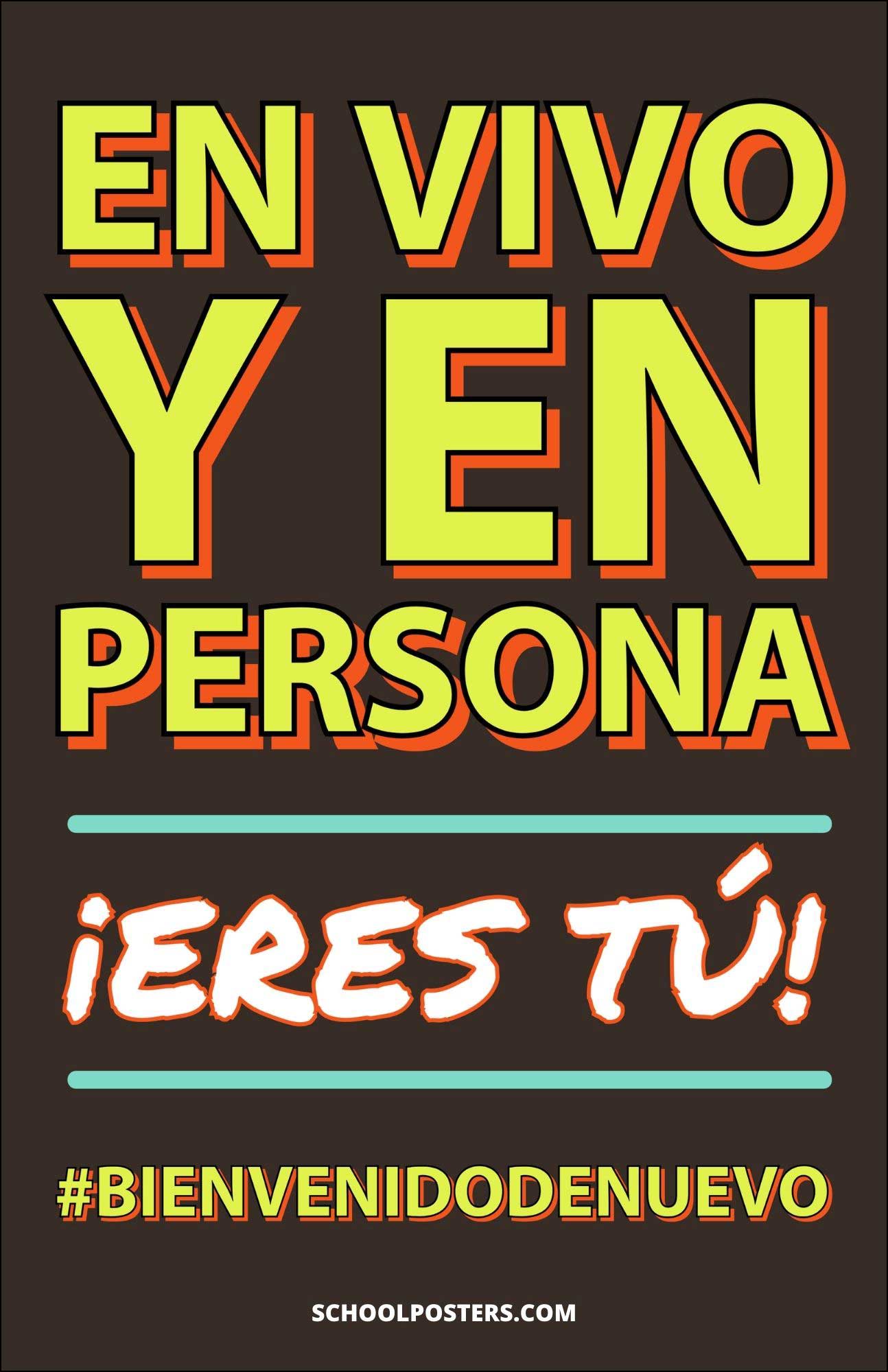 Spanish: Live And In Person It Is You Poster
