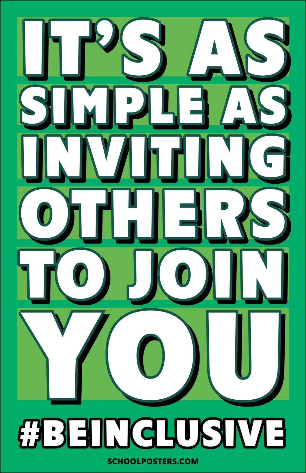 It Is As Simple As Inviting Others To Join You Poster