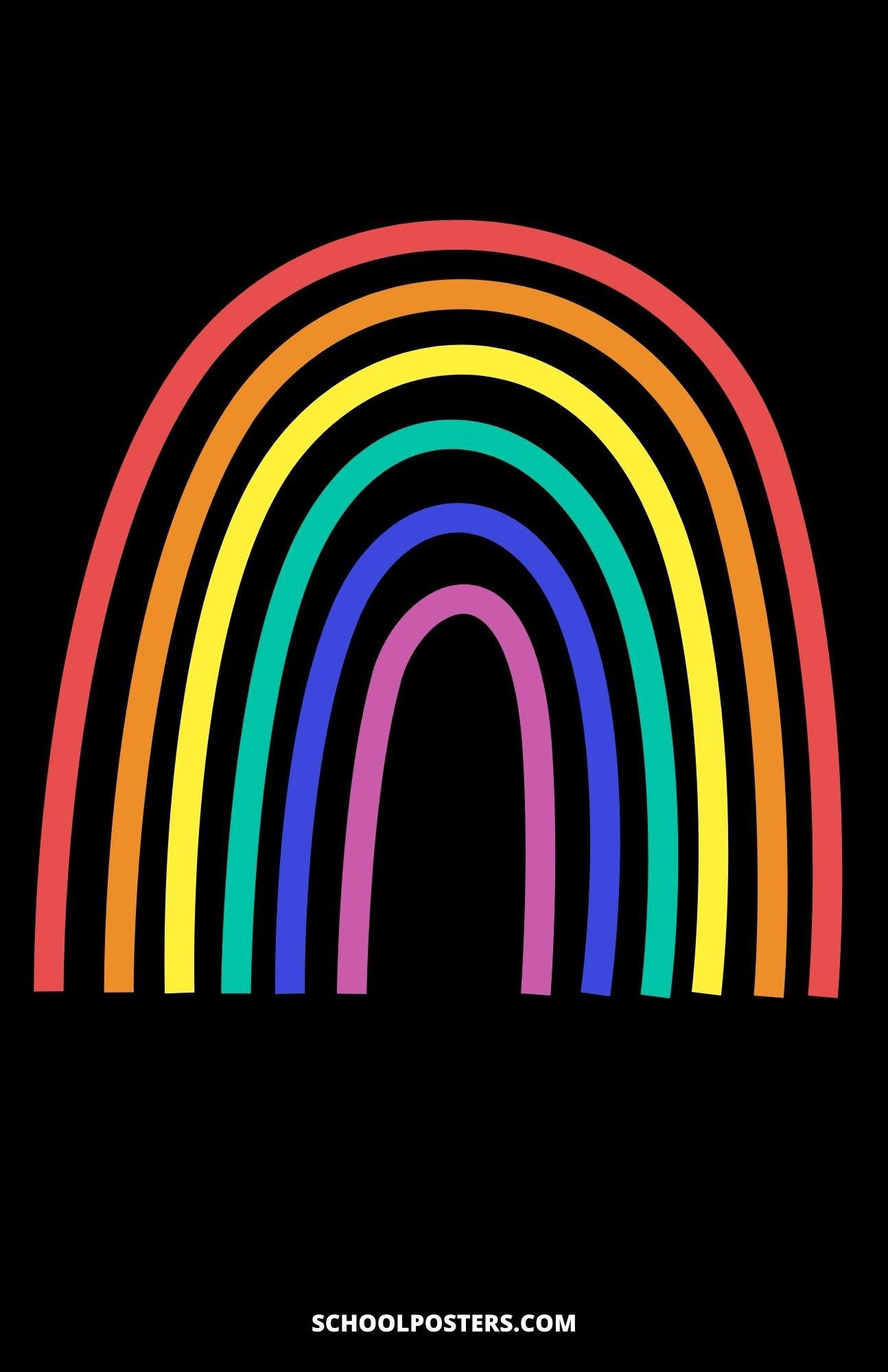 Pride Rainbow Poster