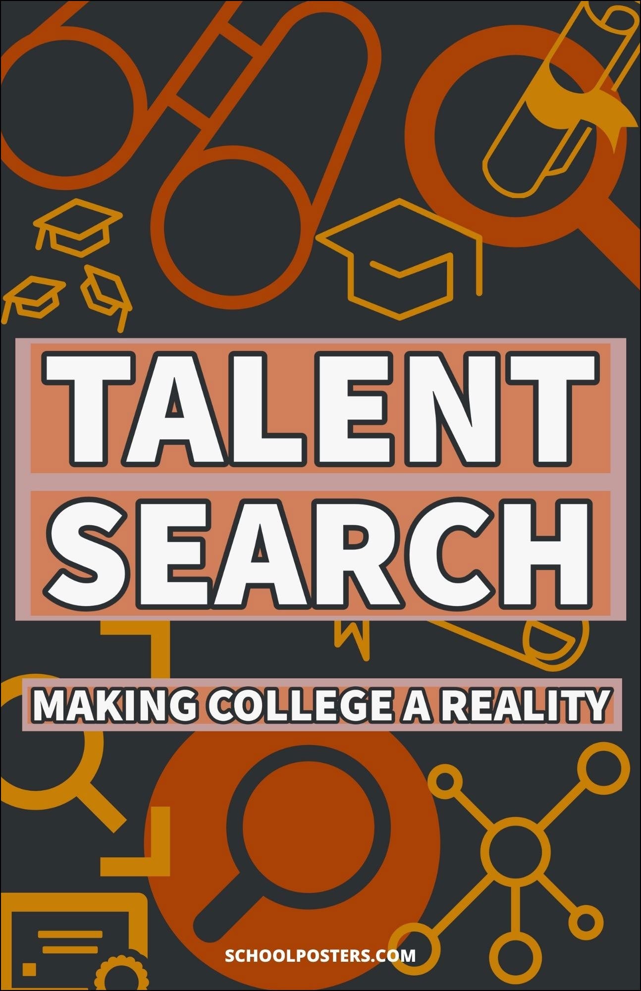 TRIO Talent Search College Reality Poster