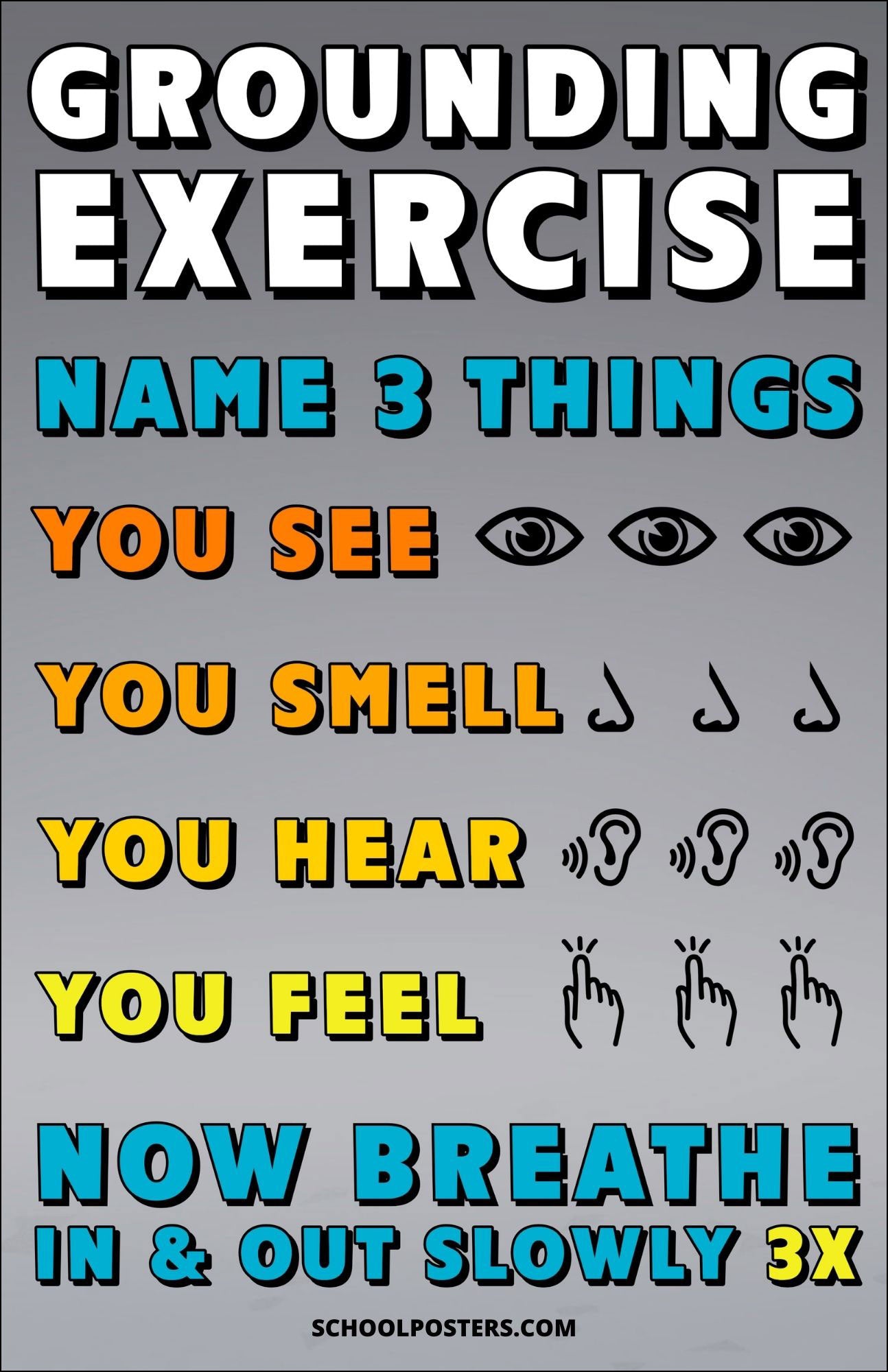 Grounding Exercise Poster