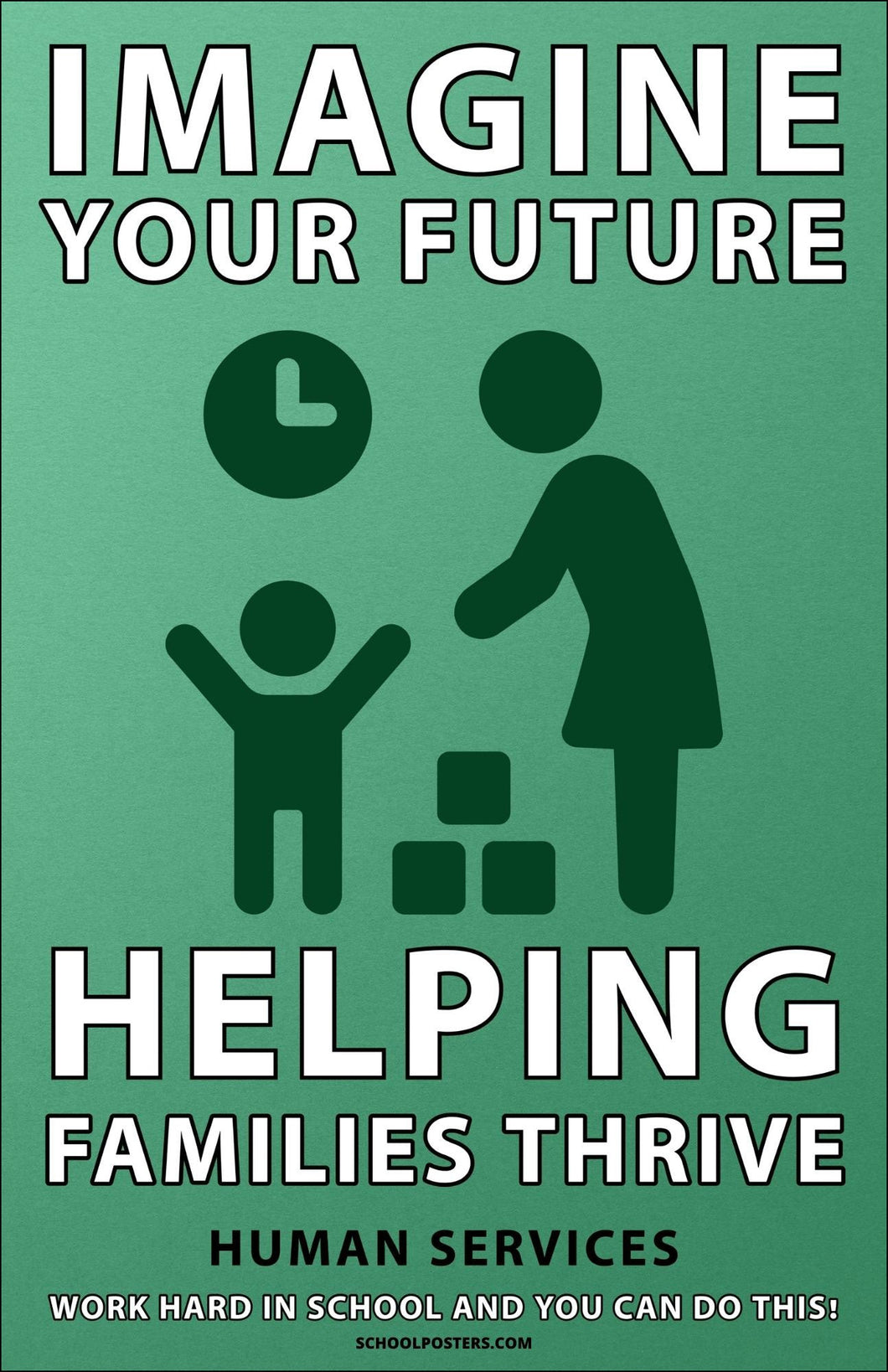 Imagine Your Future Human Services Poster