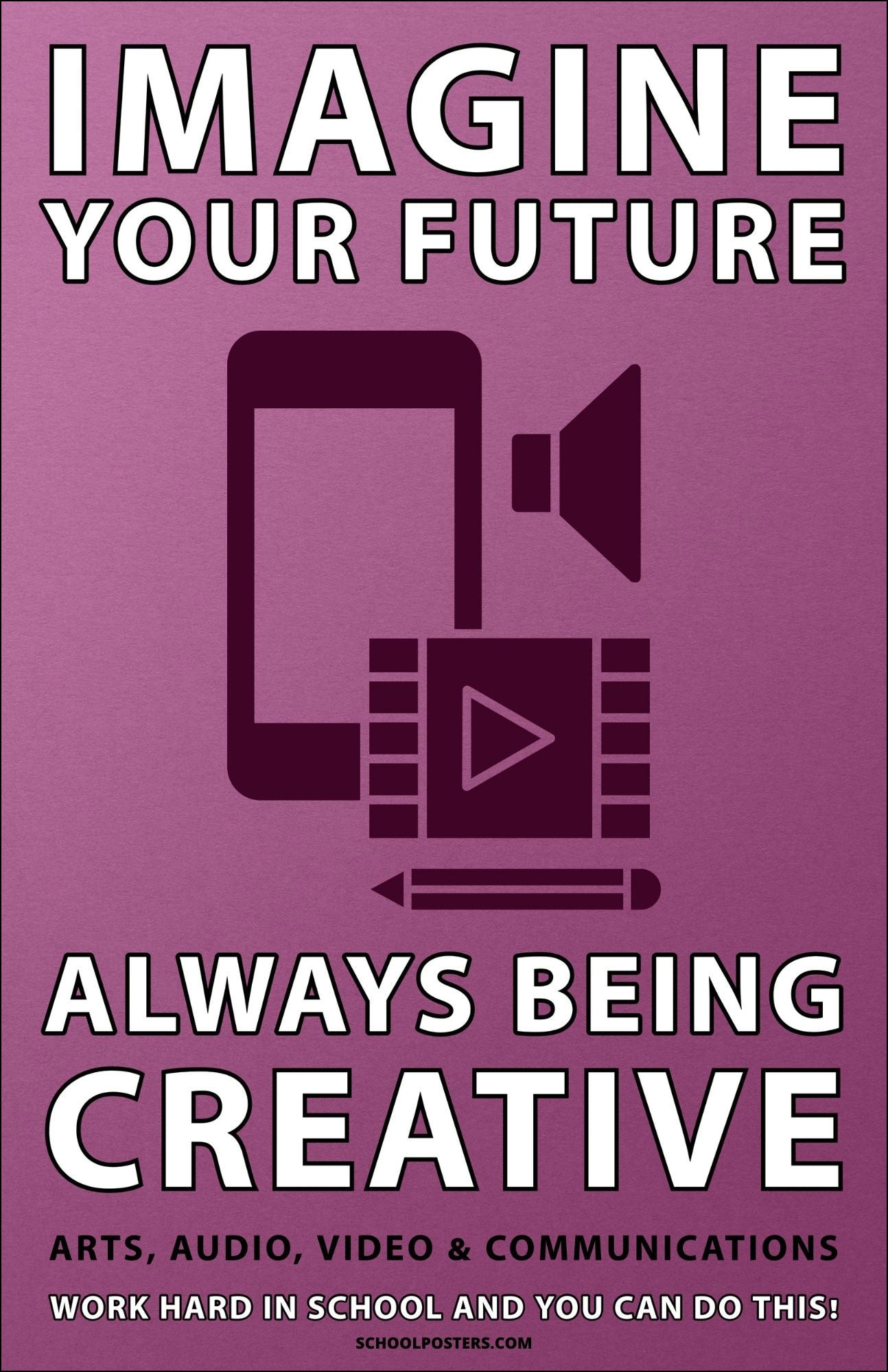 Imagine Your Future Arts Poster