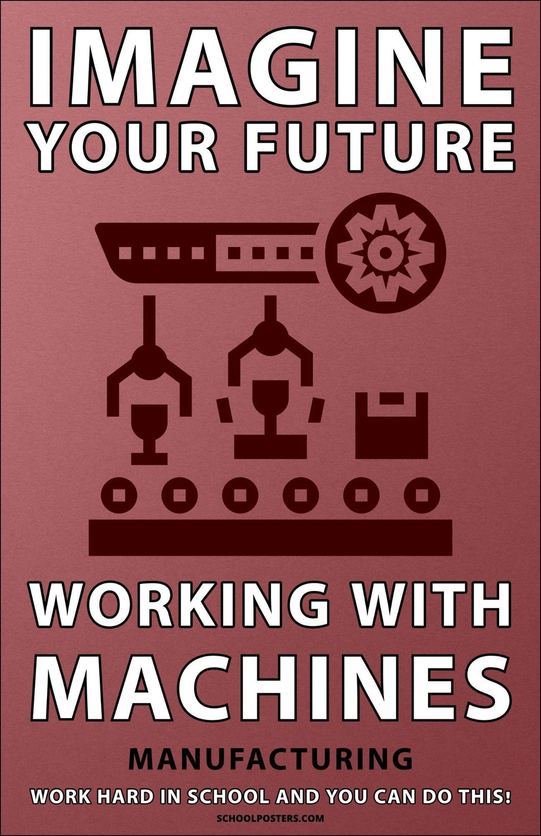 Imagine Your Future Manufacturing Poster