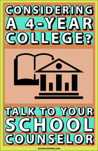 School Counselor 4-Year College Poster