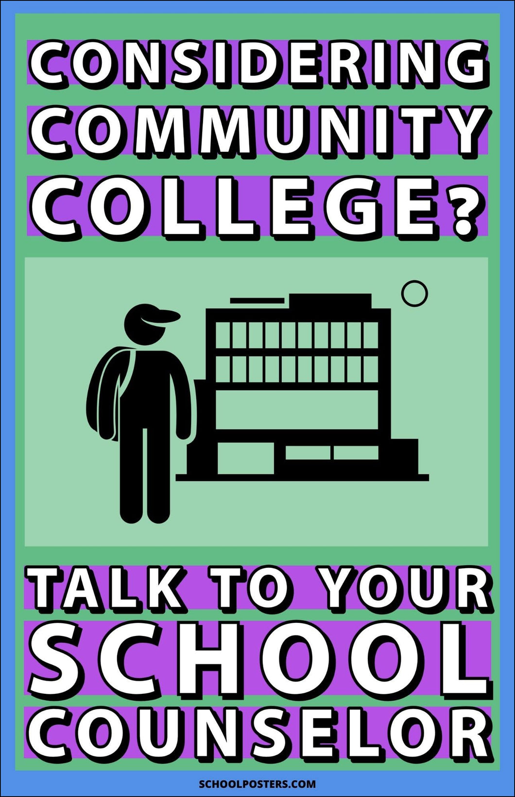 School Counselor Community College Poster