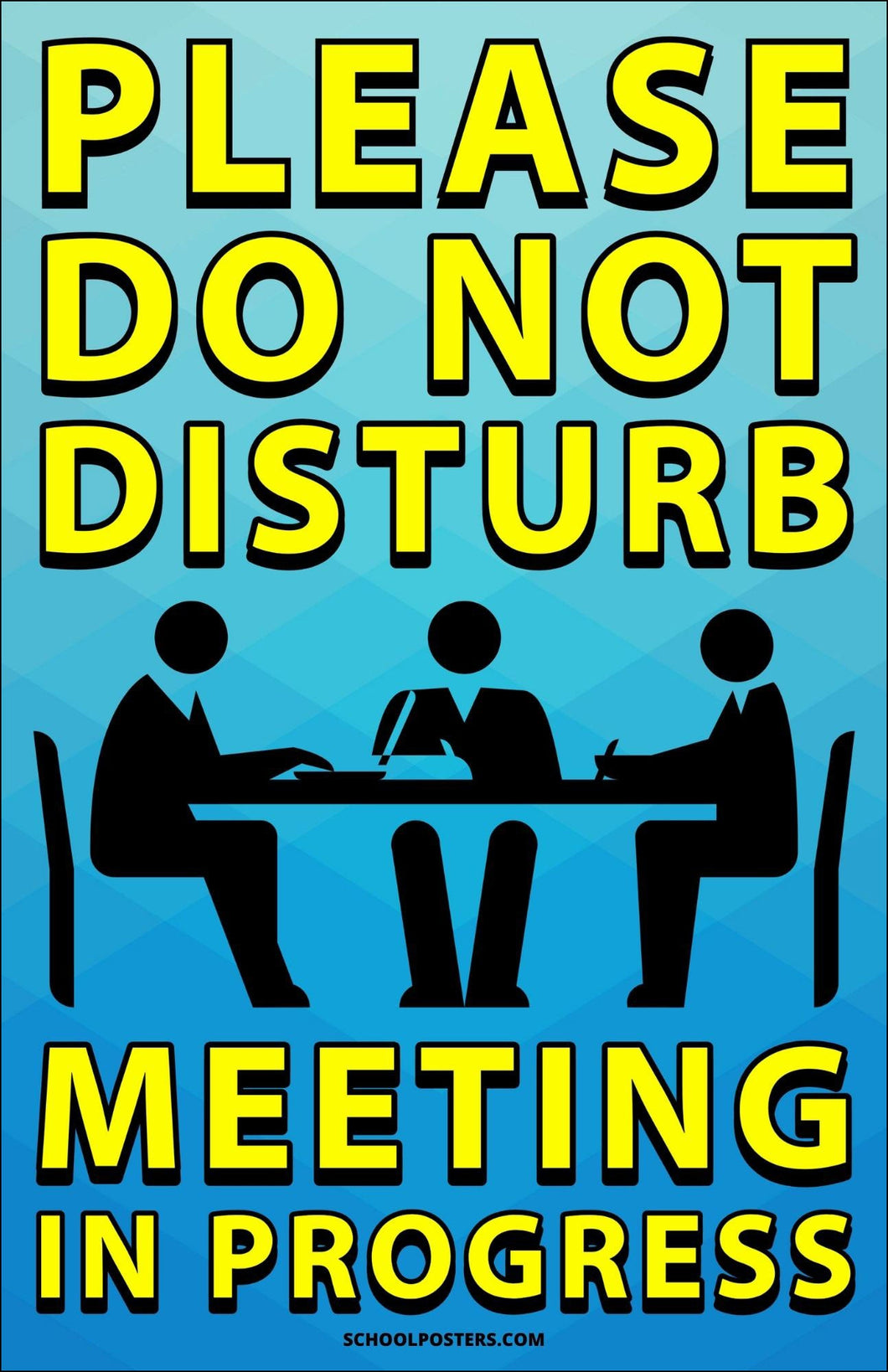 Meeting In Progress Poster
