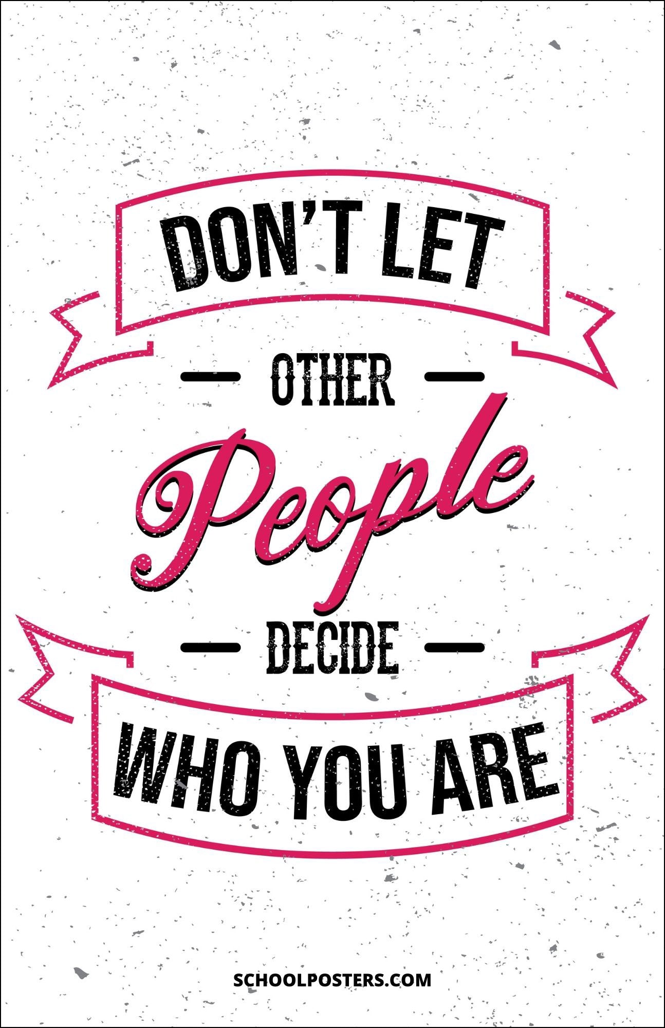 Decide Who You Are Poster