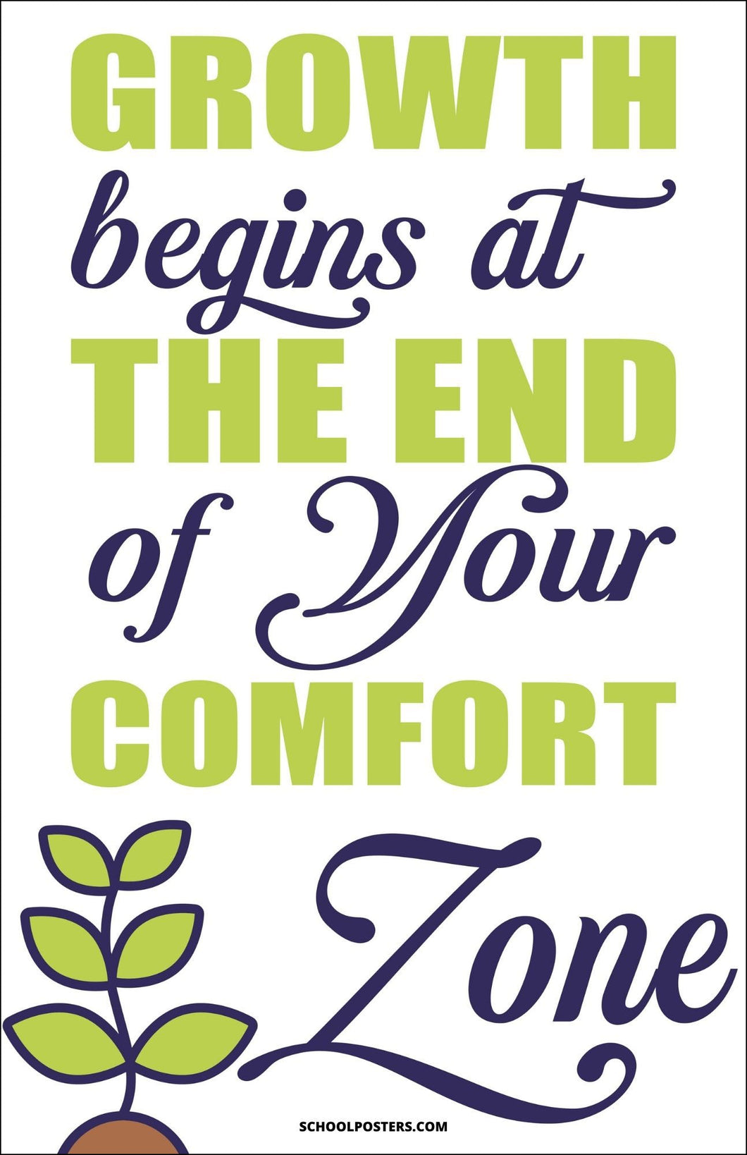 Growth Begins At Poster