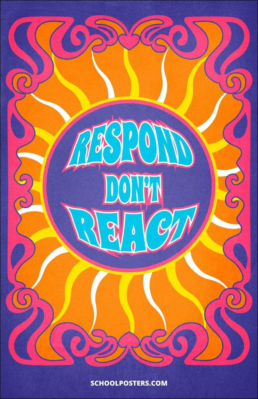Respond Don't React Poster