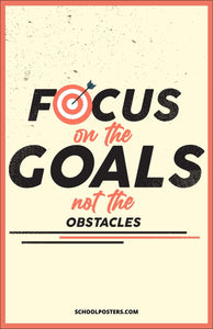 Focus On The Goals Poster