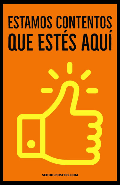 Spanish: So Glad You're Here Poster