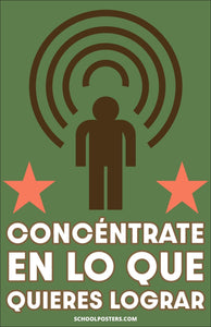 Spanish: Focus On What You Want Poster