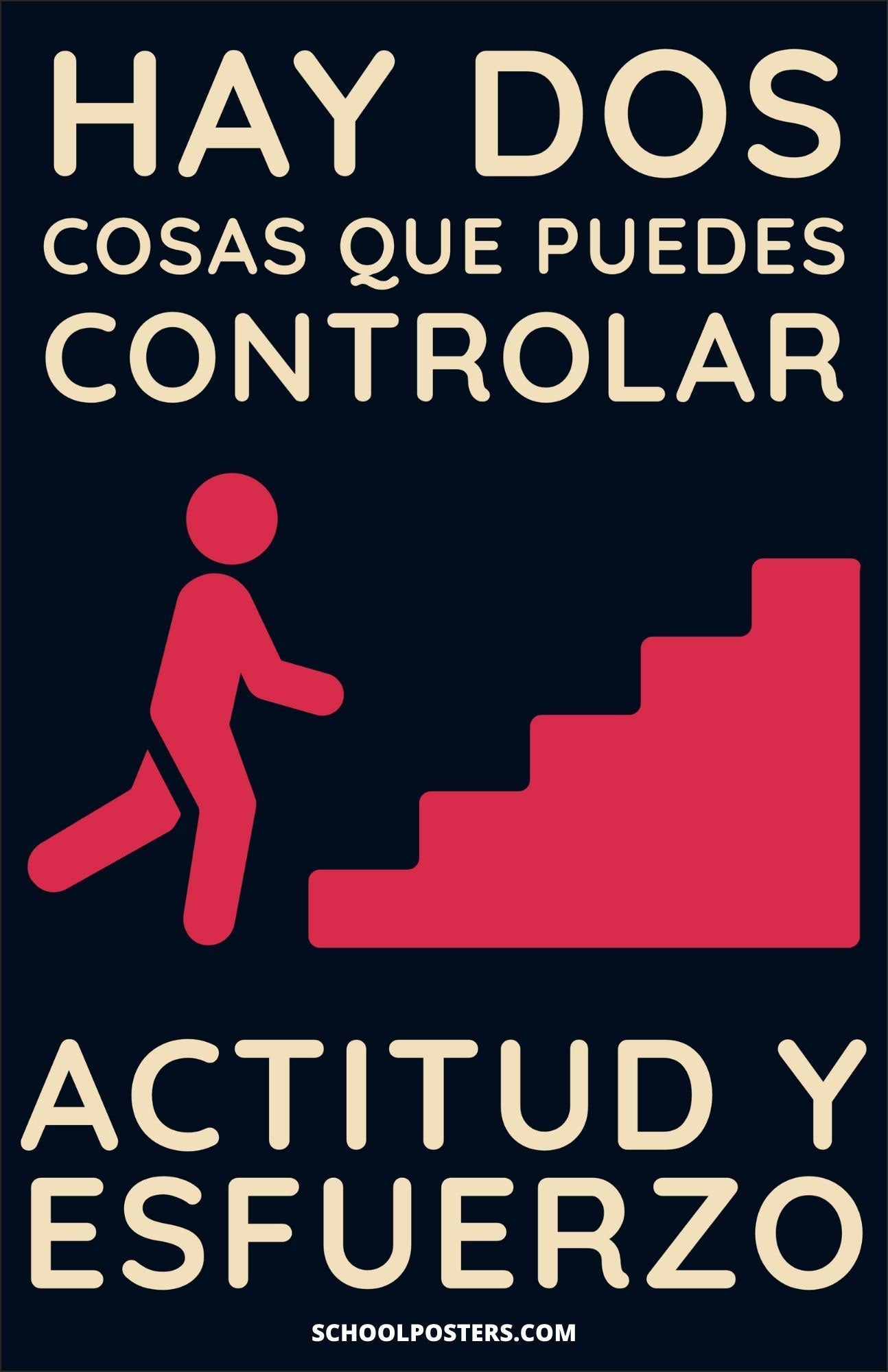 Spanish: Attitude And Effort Poster