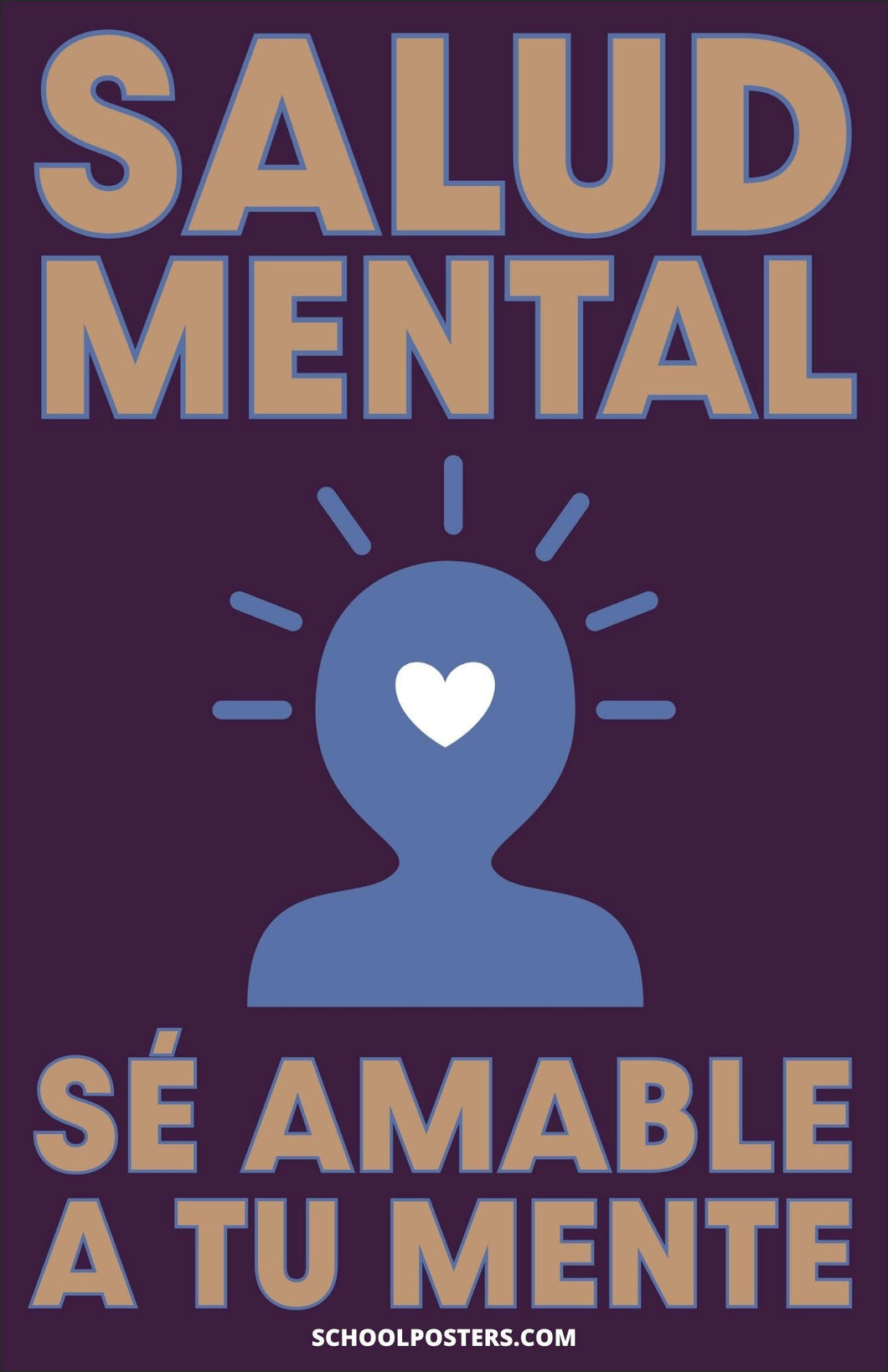 Spanish: Be Kind To Your Mind Poster