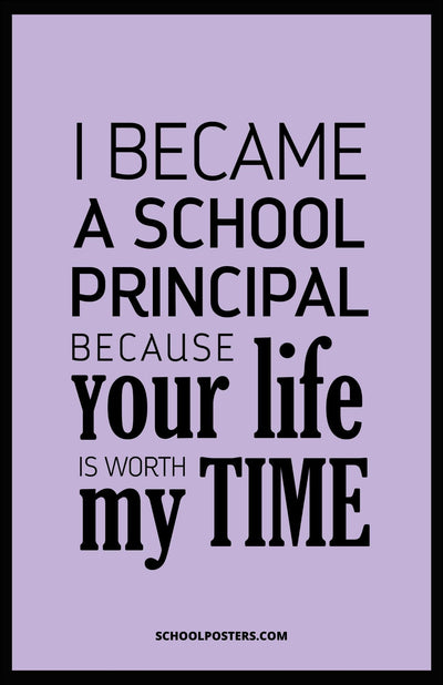 School Principal Poster