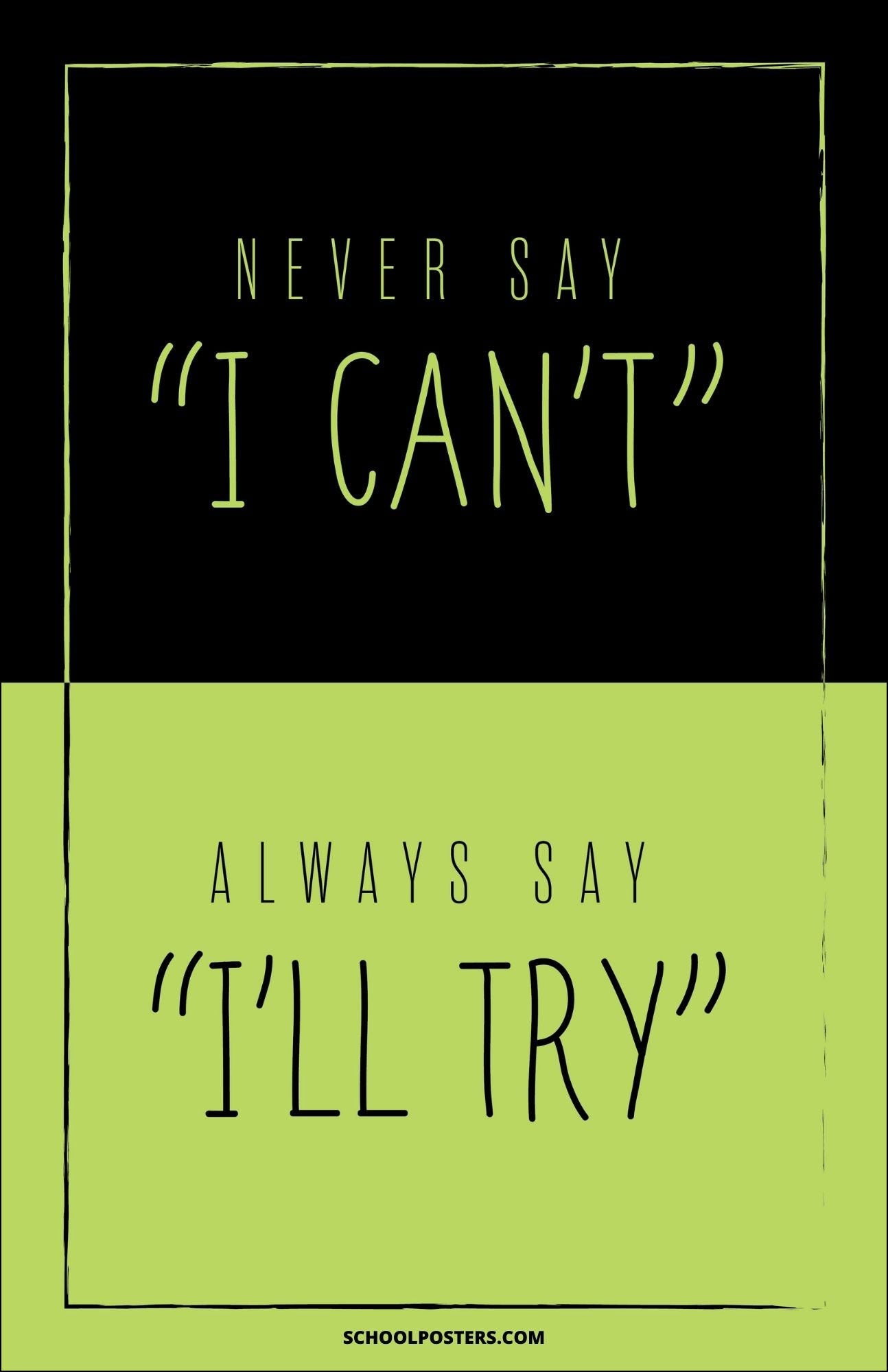 Always Say I'll Try Poster