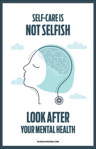 Self-Care Is Not Selfish Poster