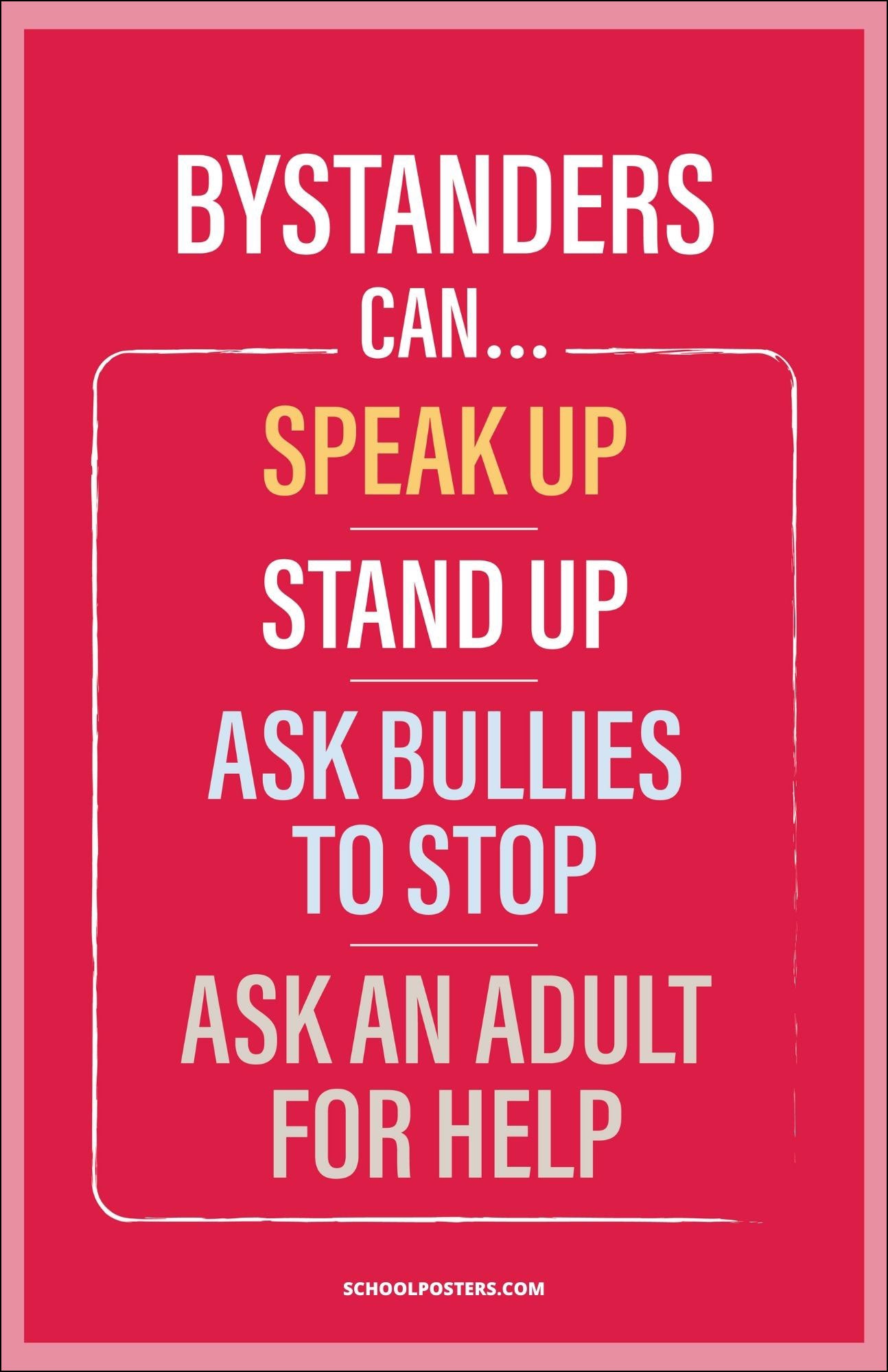 Bullying Bystander Poster