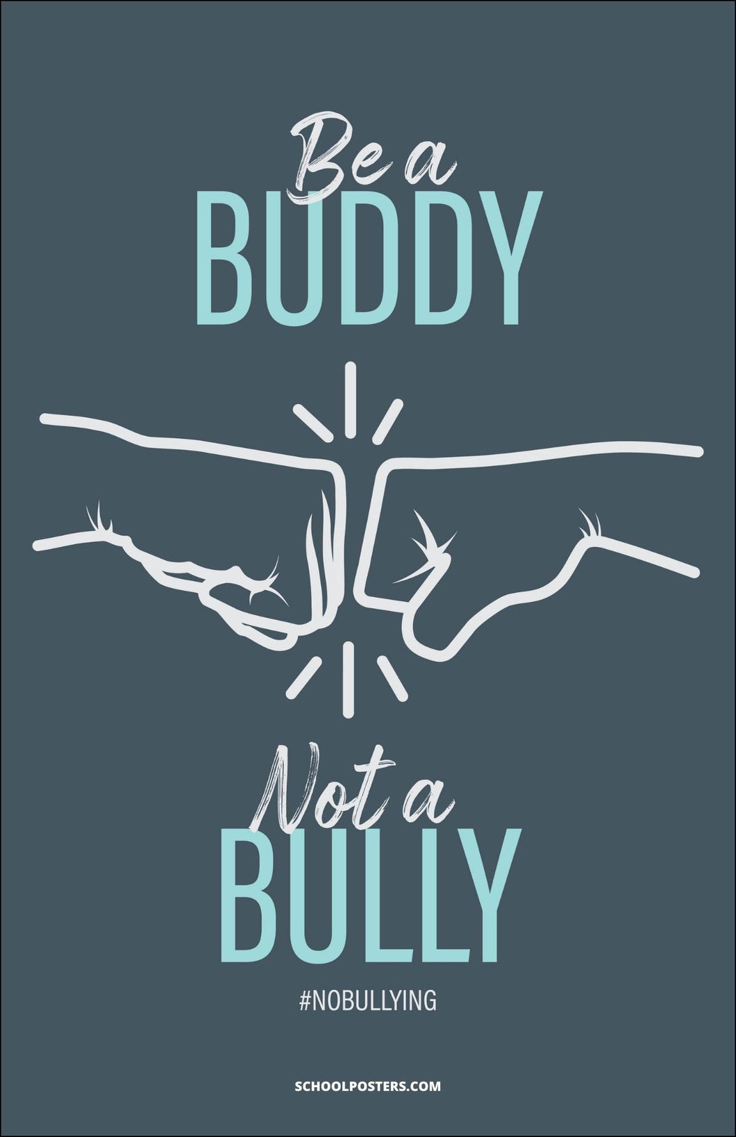 Be A Buddy, Not A Bully Poster