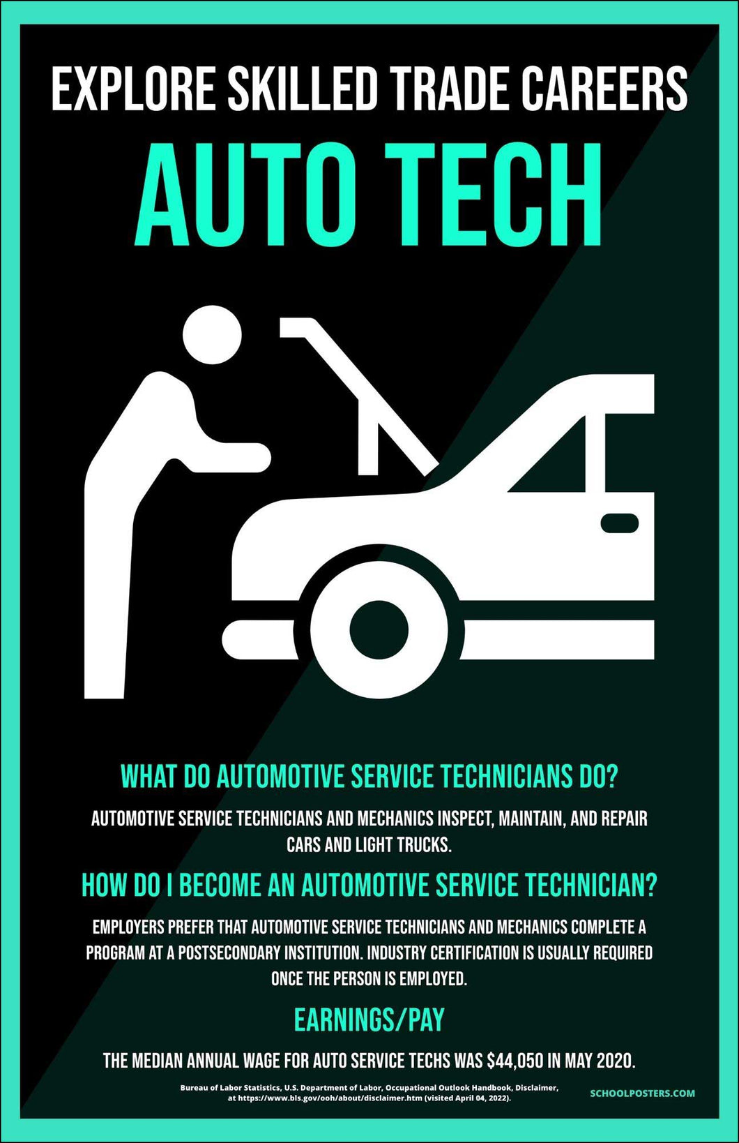 Skilled Trade Auto Tech Poster