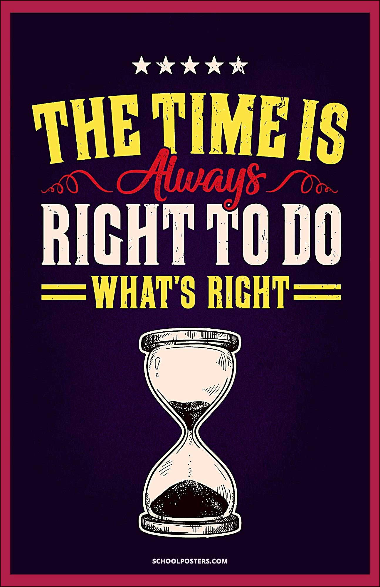 To Do What's Right Poster
