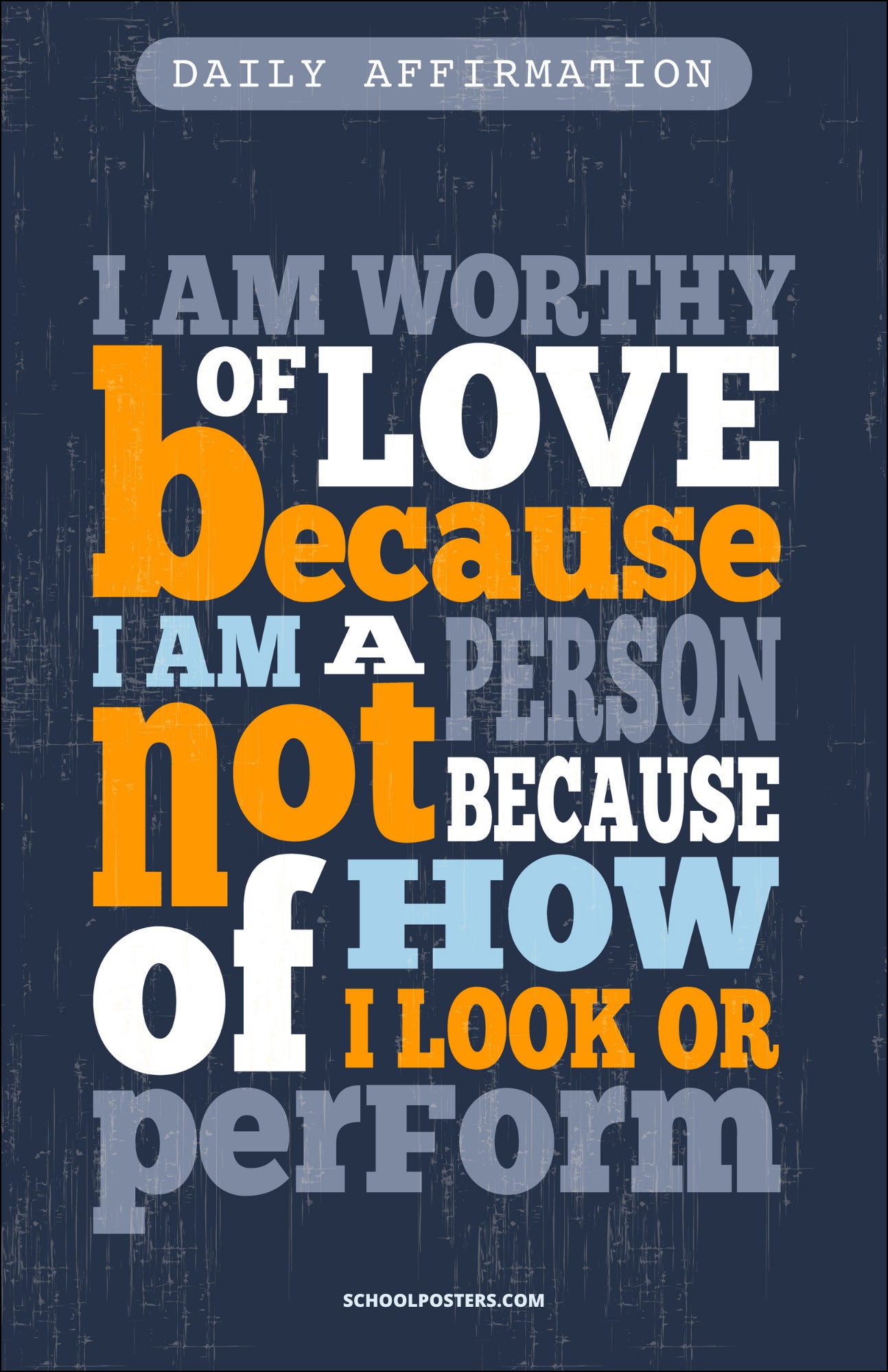 Daily Affirmations Poster